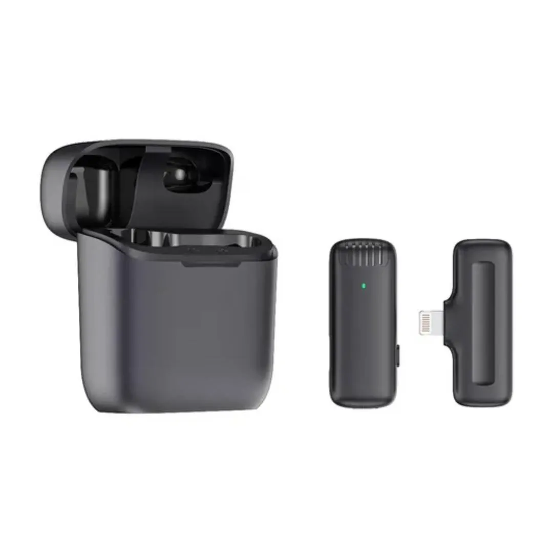 Microfono De Solapa Semi-profesional Iphone Y Tipo C Con Estuche